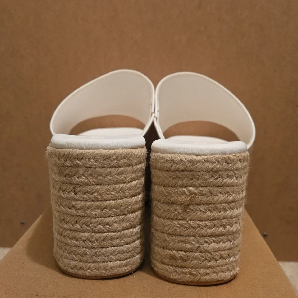 Princess Polly White Platform Slides - Picture 5 of 7